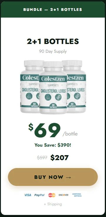 Buy ColestZen 3 Bottle